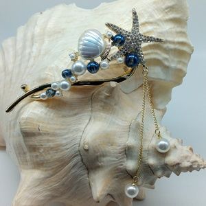NEW | Sea Treasure Hair Clip | Hair Jewelry
